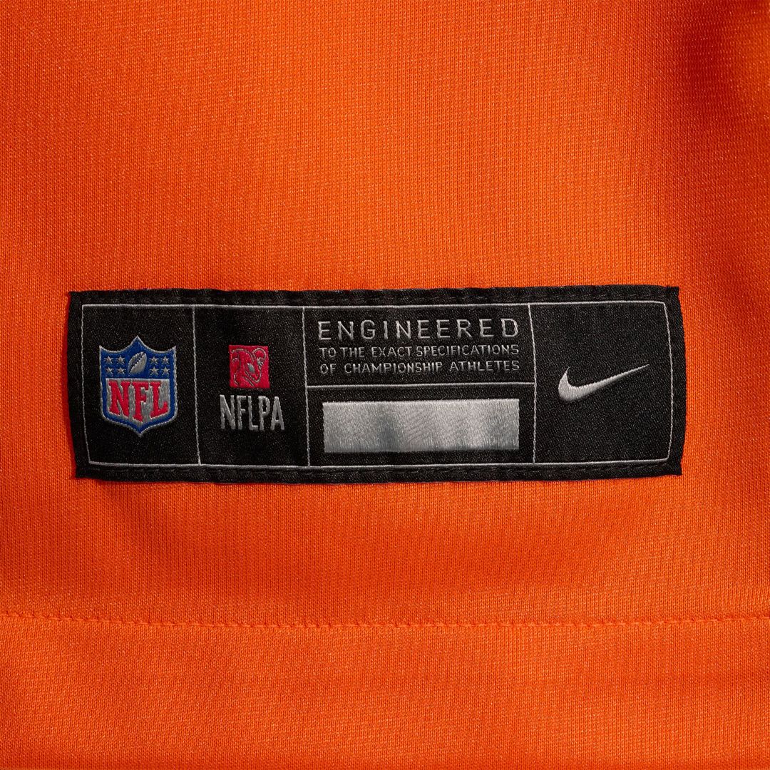 Troy Franklin Denver Broncos Game Jersey - Orange