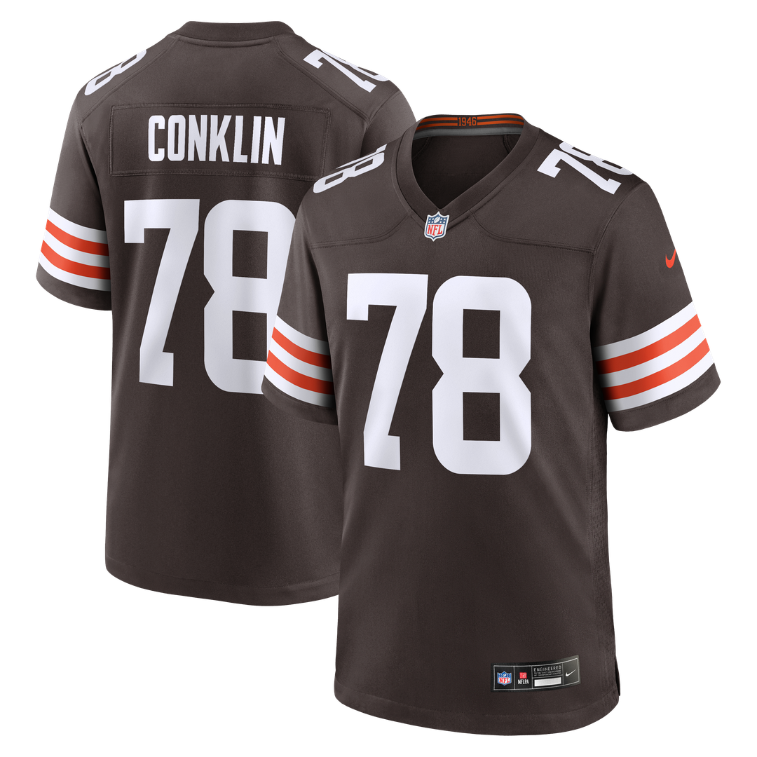 Jack Conklin Cleveland Browns Game Jersey - Brown