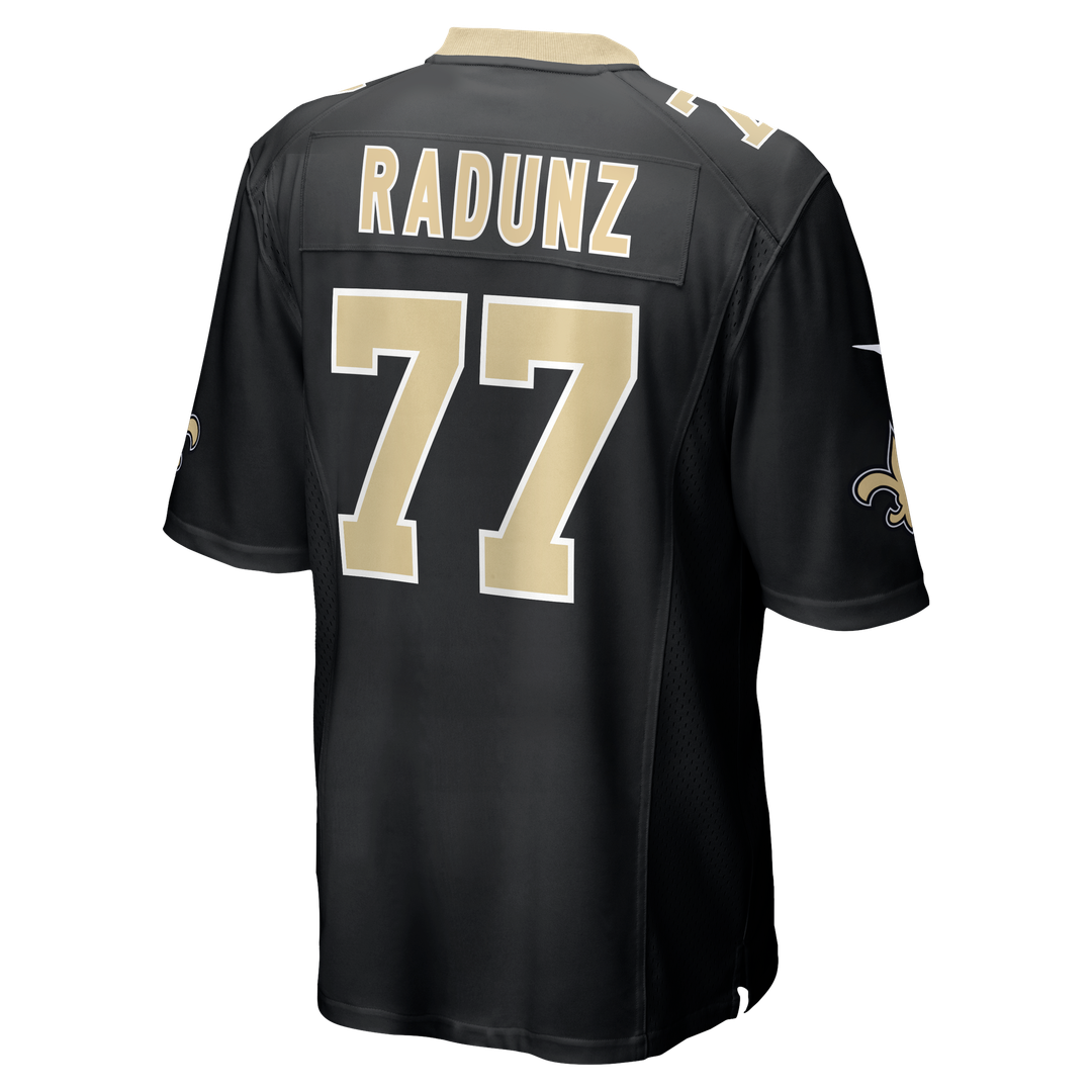 Dillon Radunz New Orleans Saints Game Jersey - Black