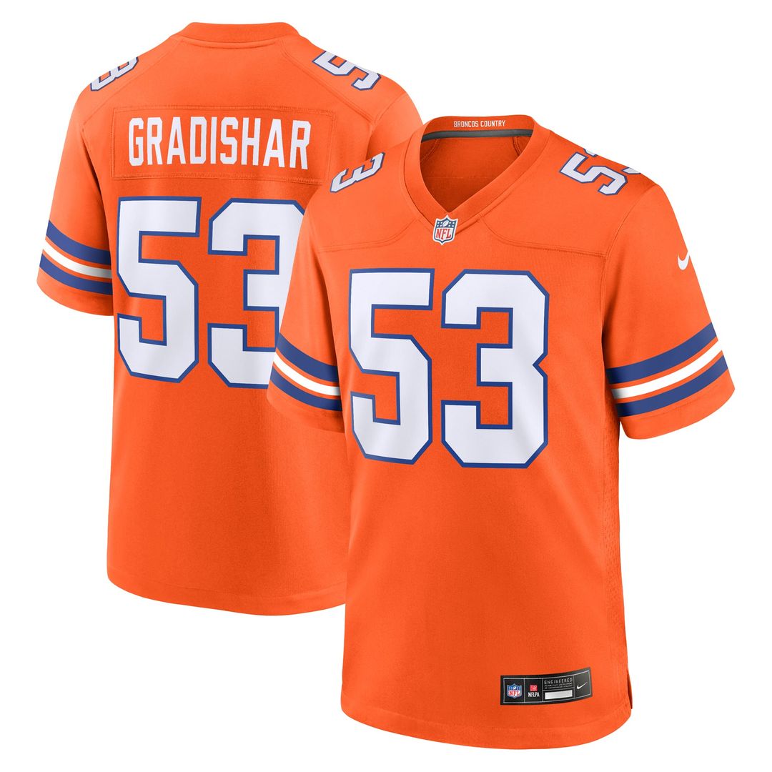 Randy Gradishar Denver Broncos Alternate Game Jersey - Orange