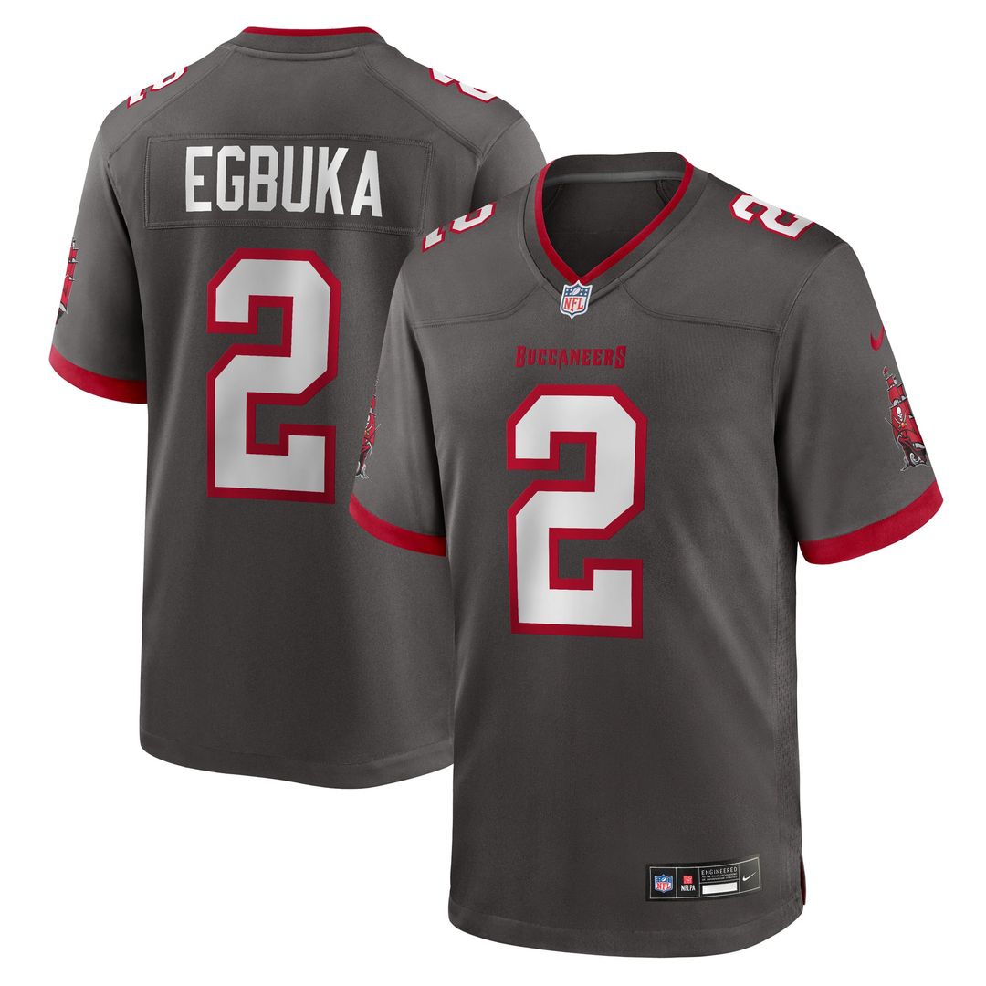 Emeka Egbuka Tampa Bay Buccaneers Alternate 2 Game Jersey - Creamsicle