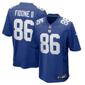 Thomas Fidone II New York Giants Game Jersey - Royal Blue