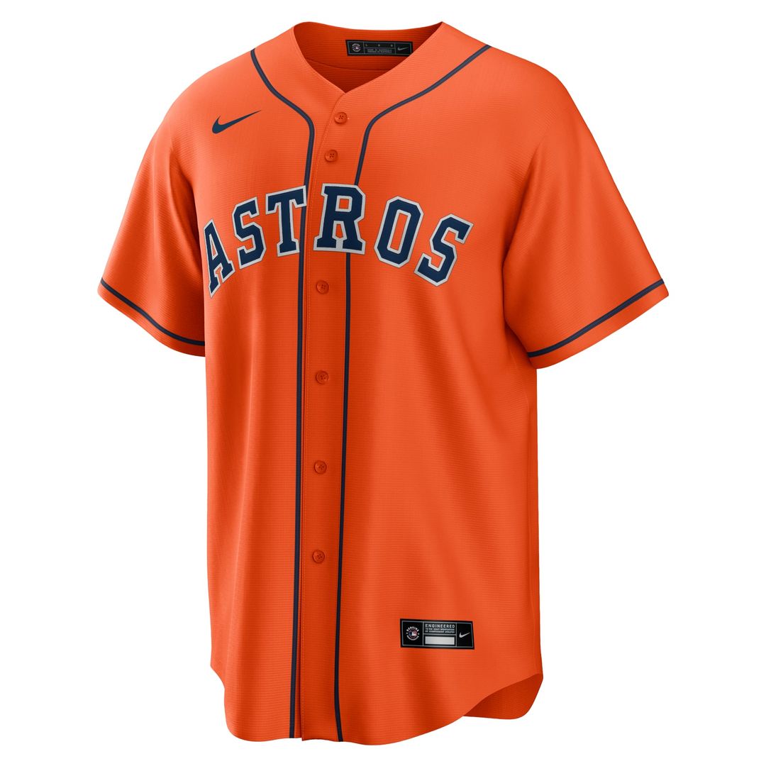 Houston Astros Nike Orange Alternate Replica Team Jersey