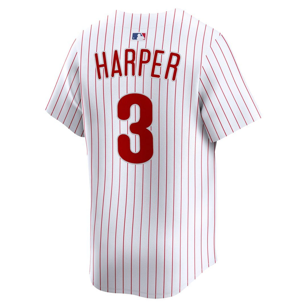 Philadelphia Phillies Bryce Harper Nike Gray Road Limited Player Jersey