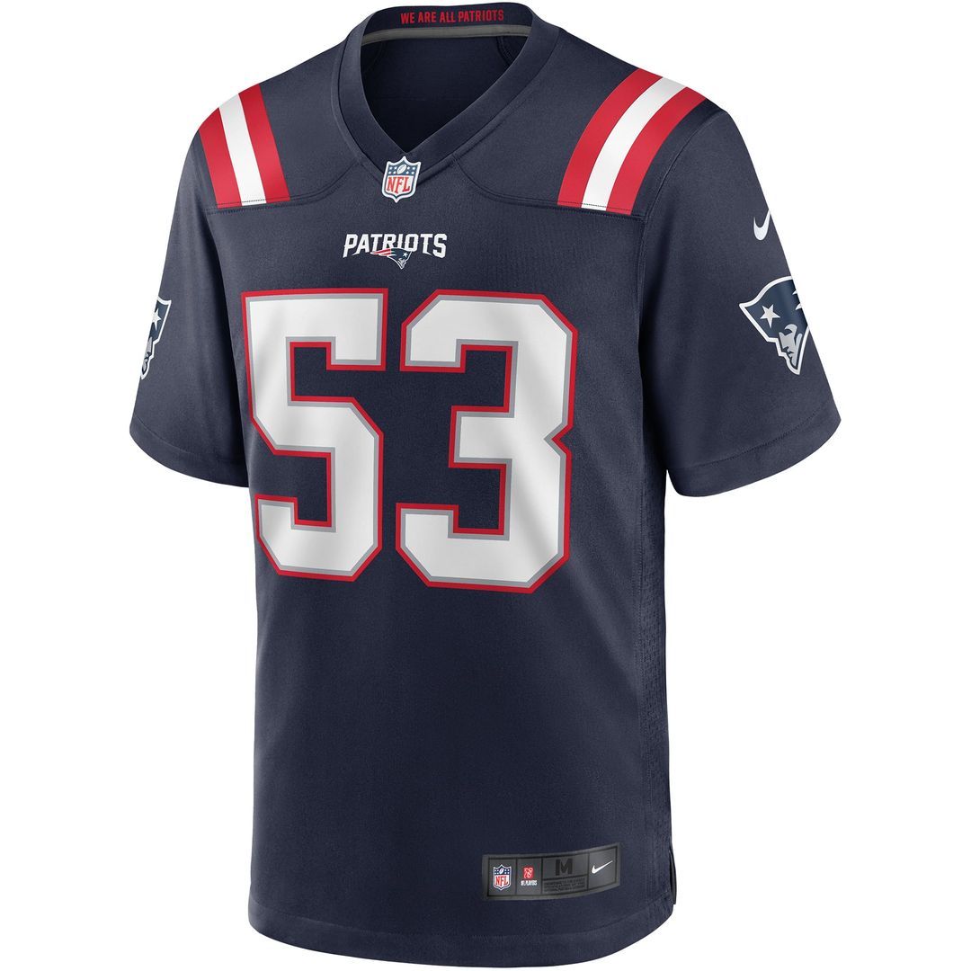 Chris Slade New England Patriots Game Jersey - Navy