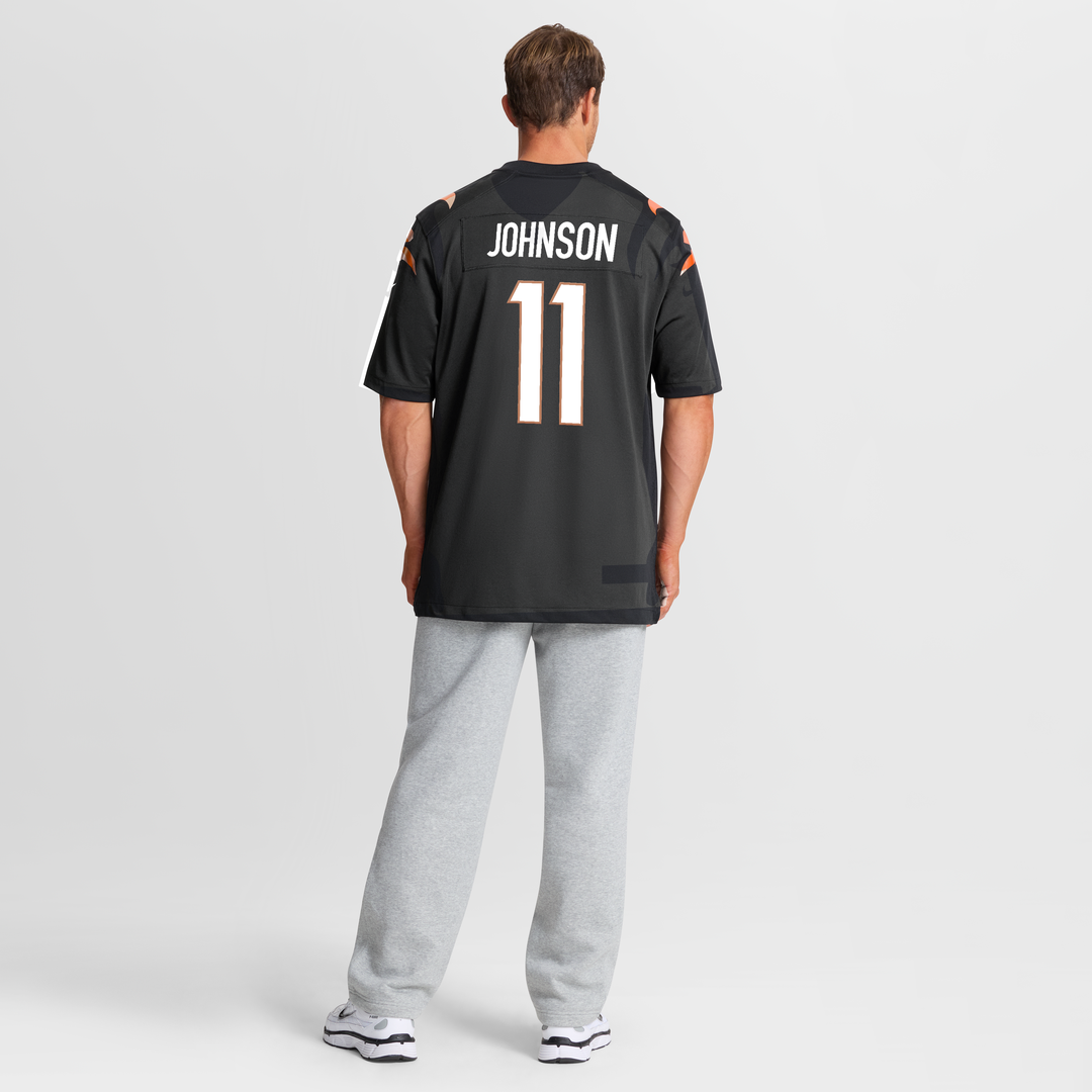 Josh Johnson Cincinnati Bengals Game Jersey - Black