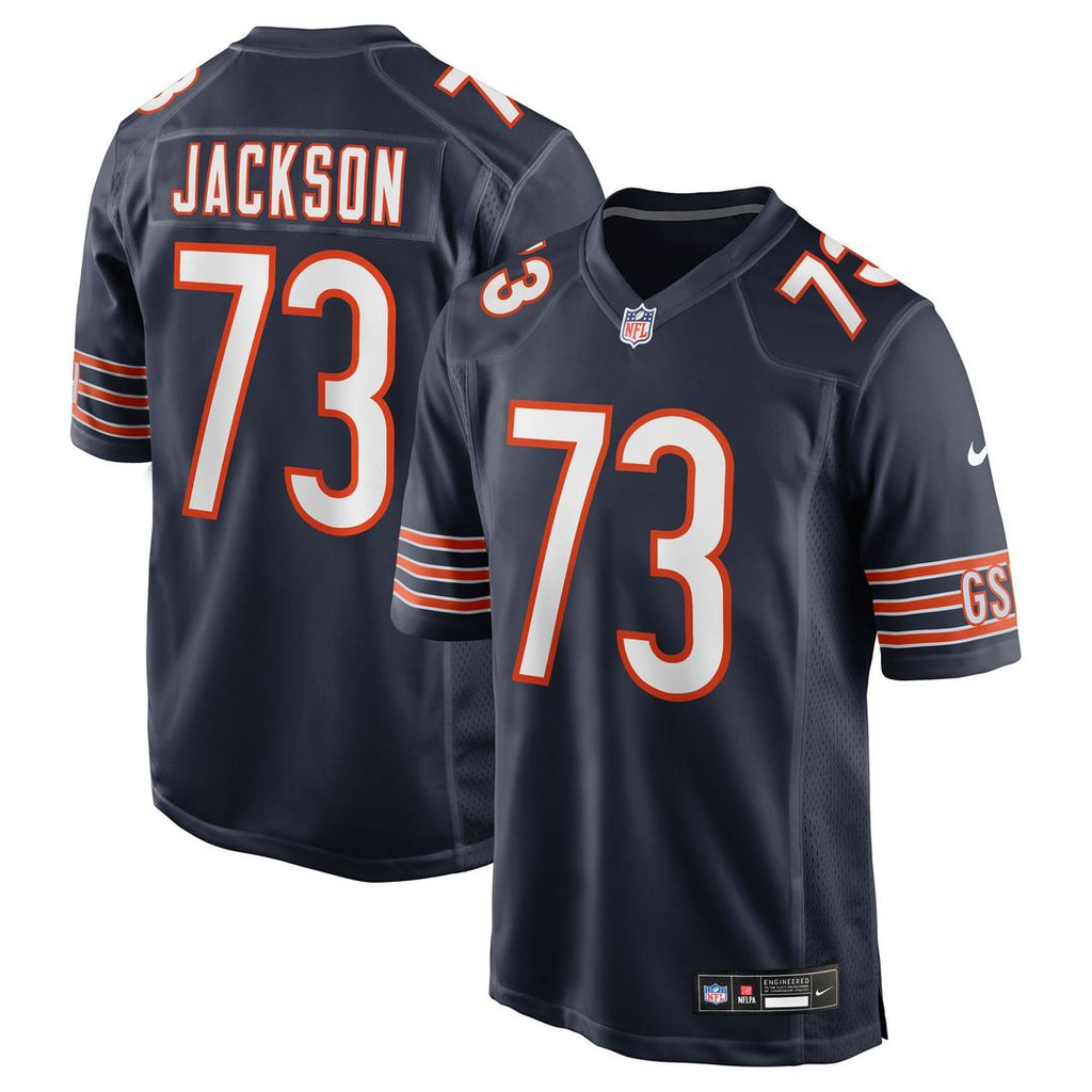 Jonah Jackson Chicago Bears Game Jersey - Navy