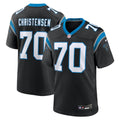 Brady Christensen Carolina Panthers Game Jersey - Black