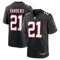 Deion Sanders Atlanta Falcons Alternate Game Jersey - Black