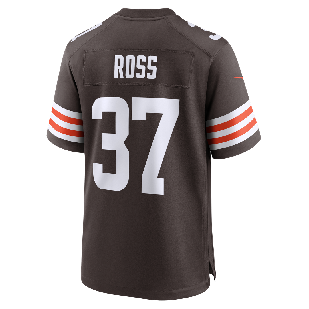 D'Angelo Ross Cleveland Browns Game Jersey - Brown