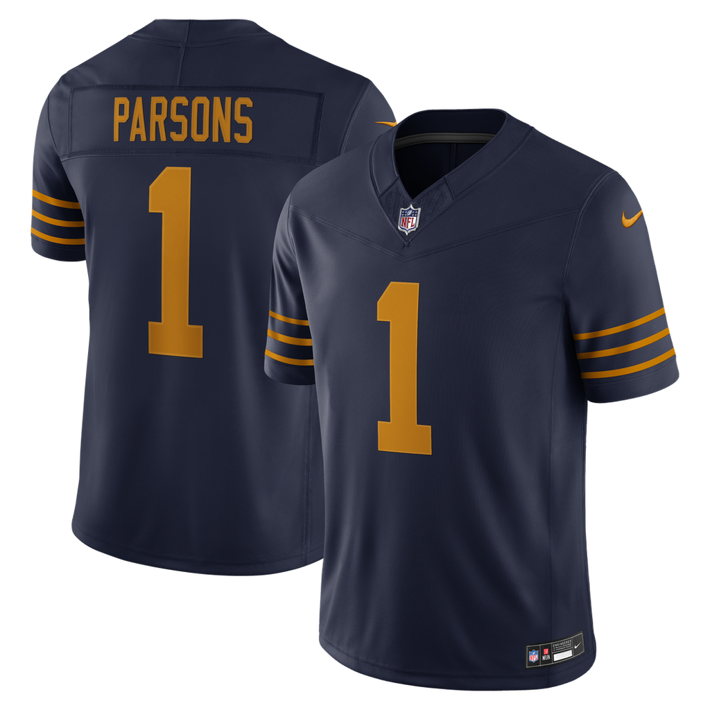 Micah Parsons Green Bay Packers Alternate Vapor F.U.S.E. Stitched Limited Jersey - Navy
