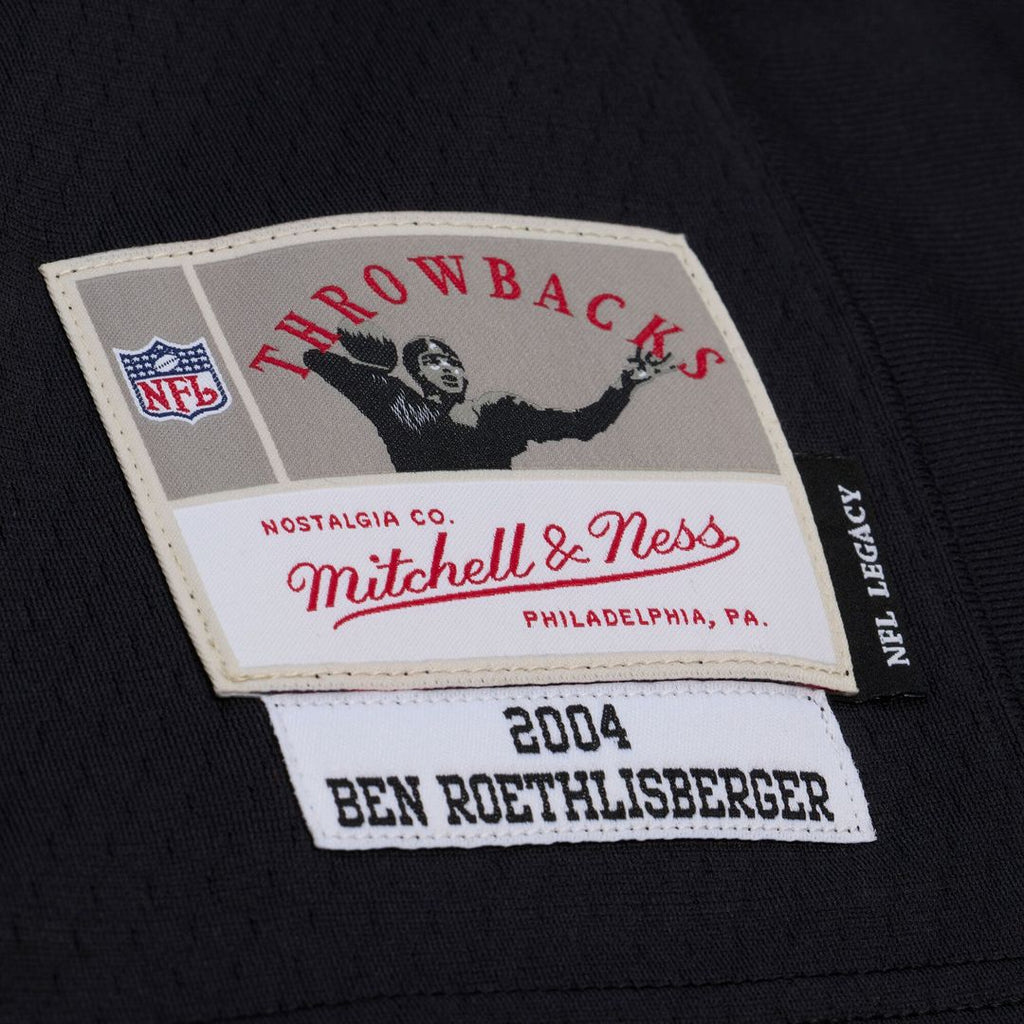 Ben Roethlisberger Pittsburgh Steelers 2004 Big & Tall Legacy Jersey - Black