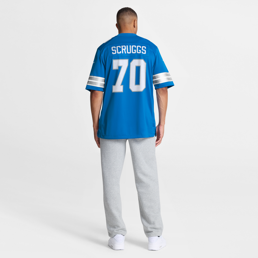 Juice Scruggs Detroit Lions Game Jersey - Blue