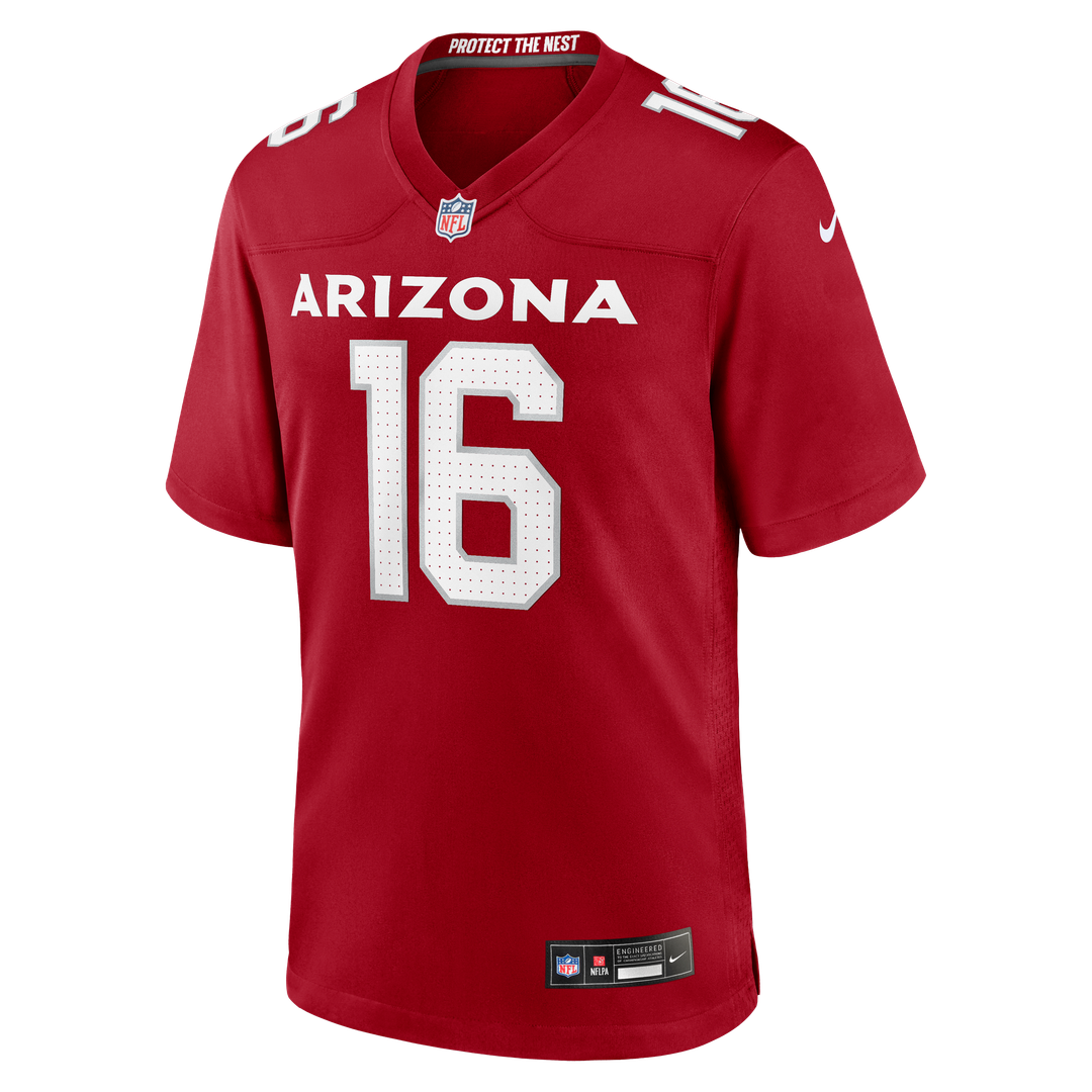 Max Melton Arizona Cardinals Game Jersey - Cardinal