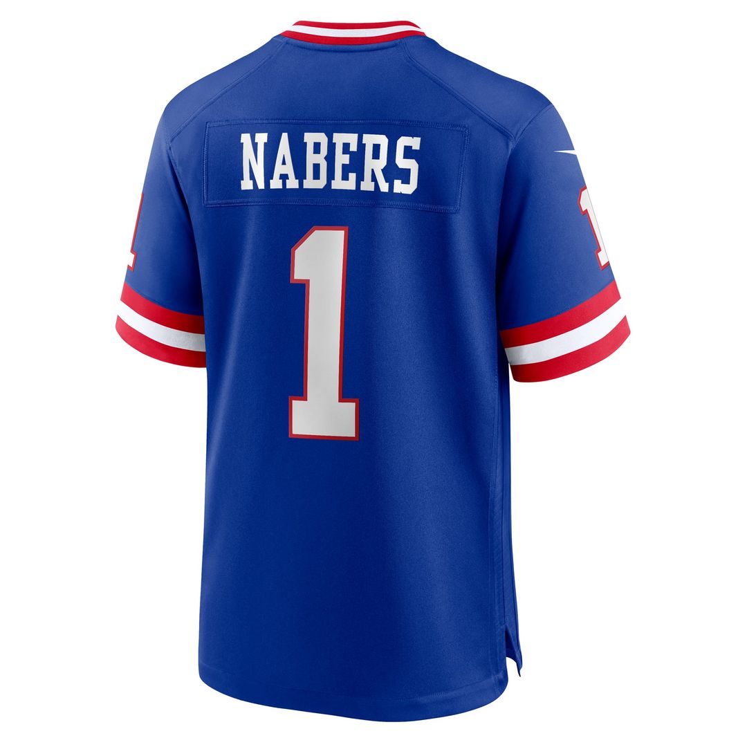 Malik Nabers New York Giants Game Jersey - Royal Blue