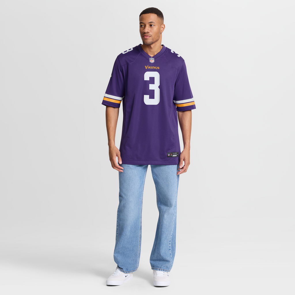 Jordan Addison Minnesota Vikings Game Jersey - Purple