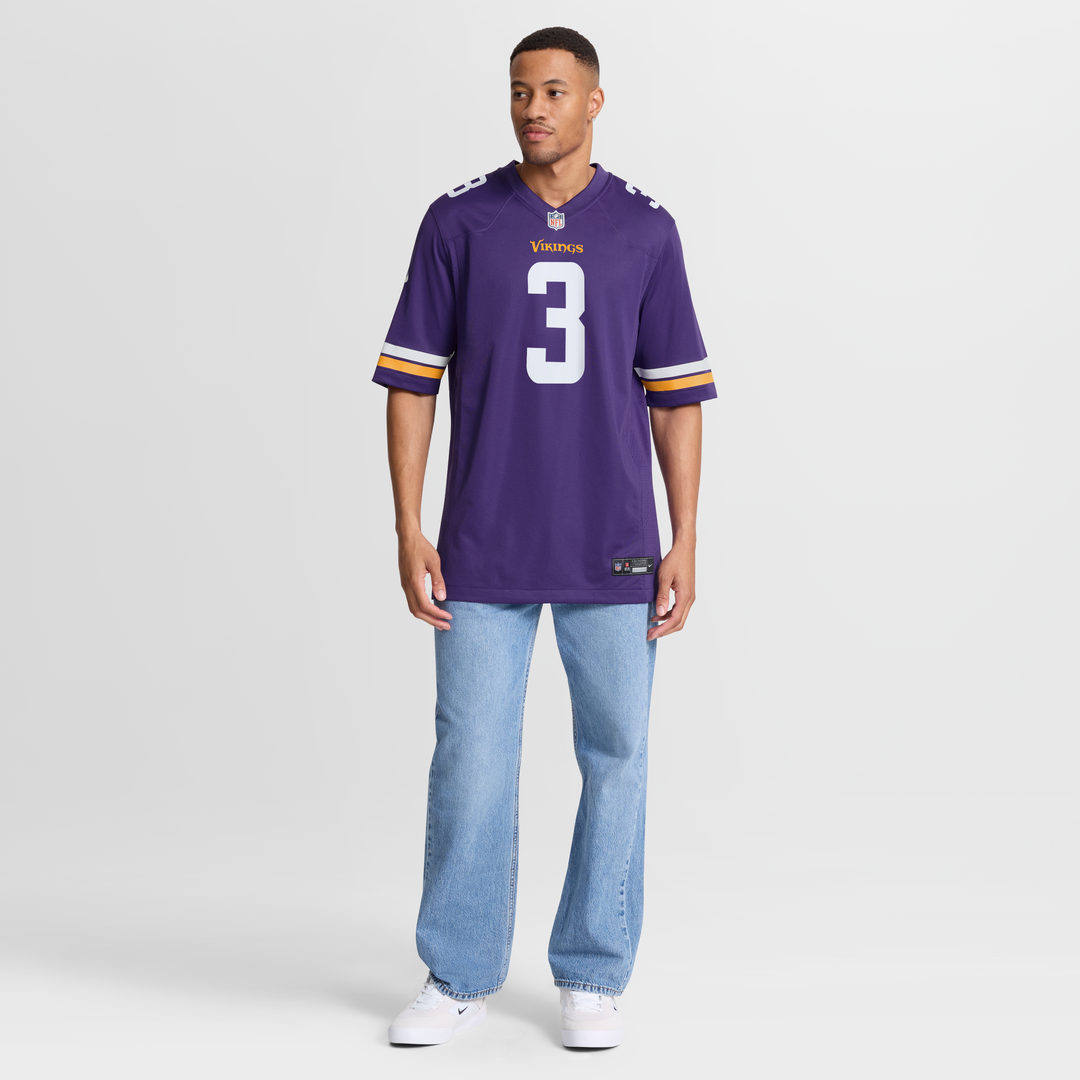 Jordan Addison Minnesota Vikings Game Jersey - Purple