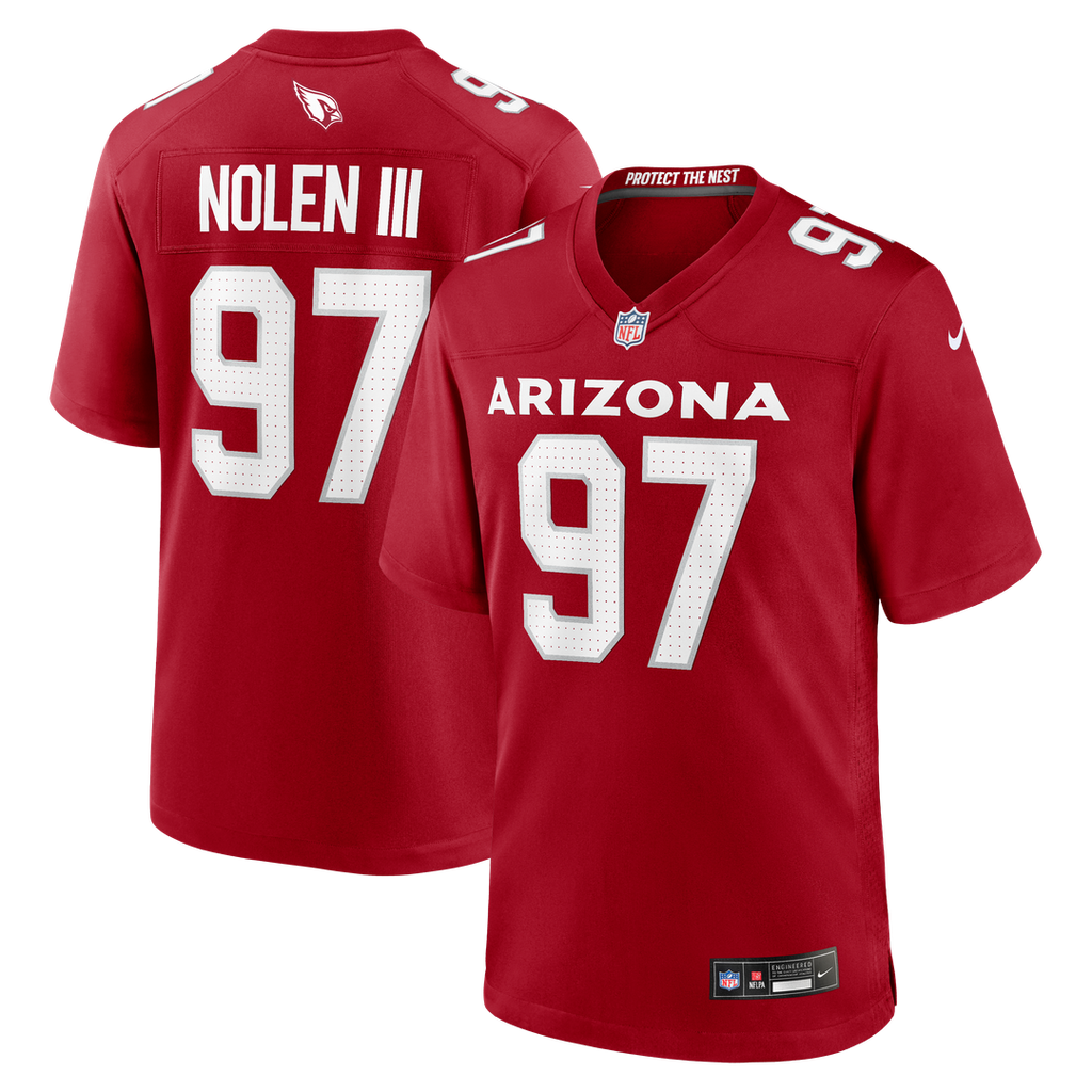 Walter Nolen Arizona Cardinals Game Jersey - Cardinal