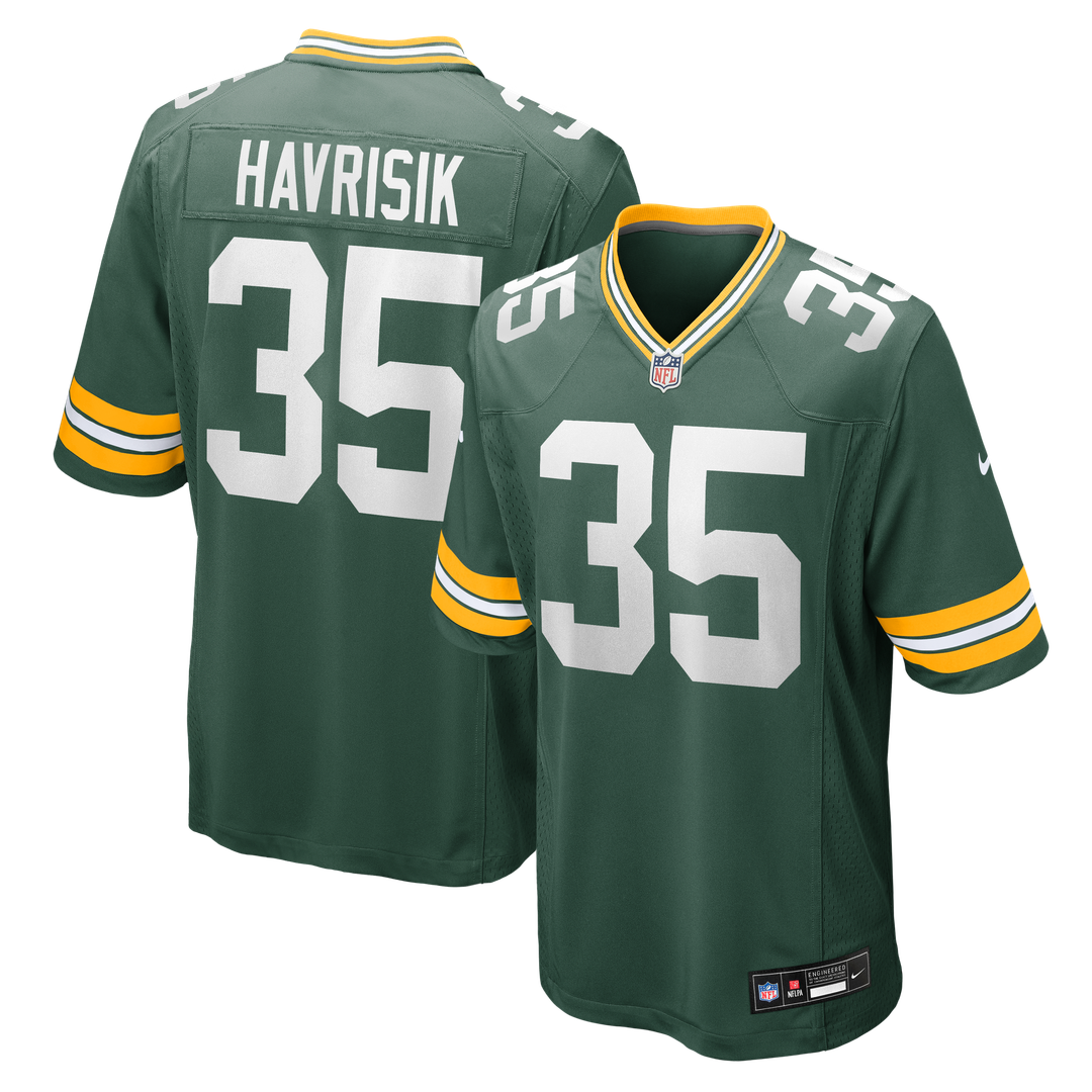 Lucas Havrisik Green Bay Packers Game Jersey - Green