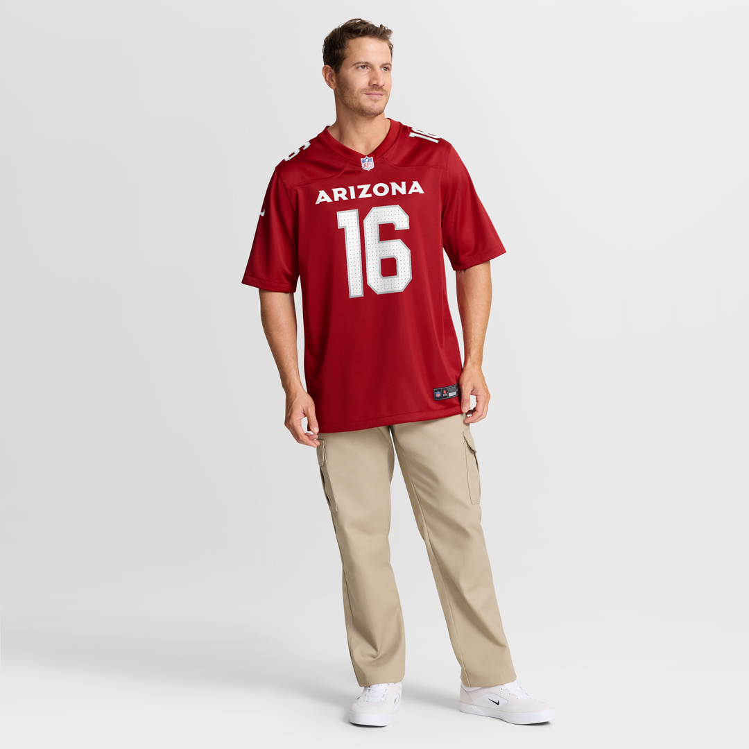 Max Melton Arizona Cardinals Game Jersey - Cardinal