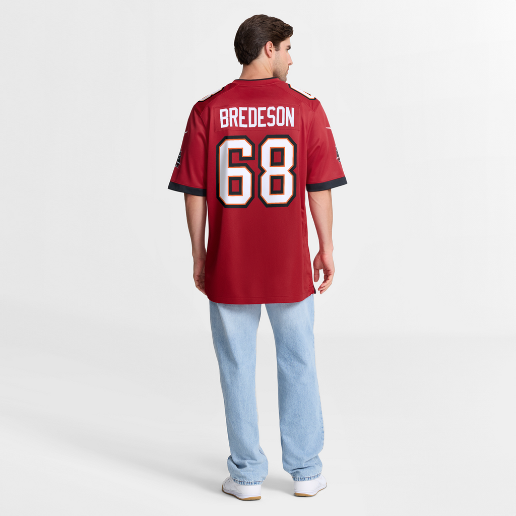 Ben Bredeson Tampa Bay Buccaneers Game Jersey - Red