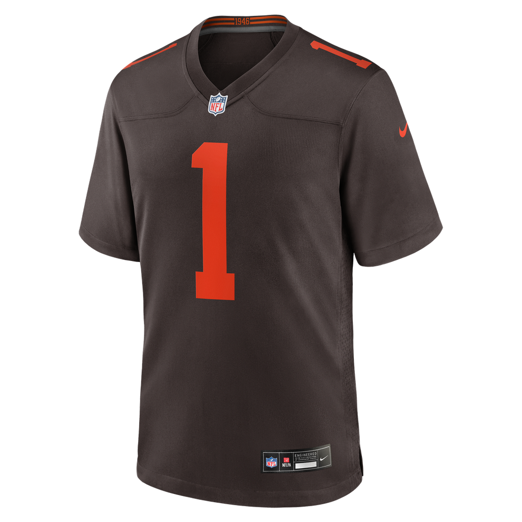 KC Concepcion Jr. Cleveland Browns Game Jersey - White