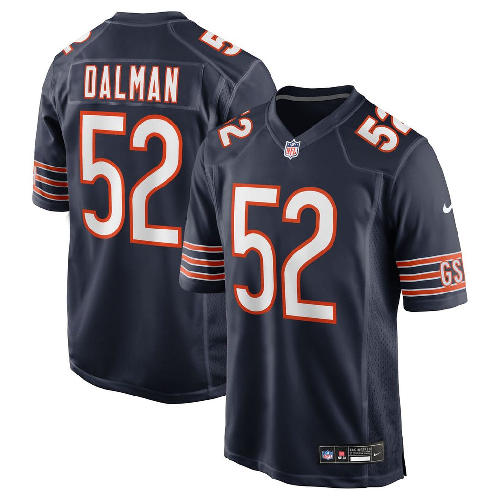 Drew Dalman Chicago Bears Game Jersey - Navy