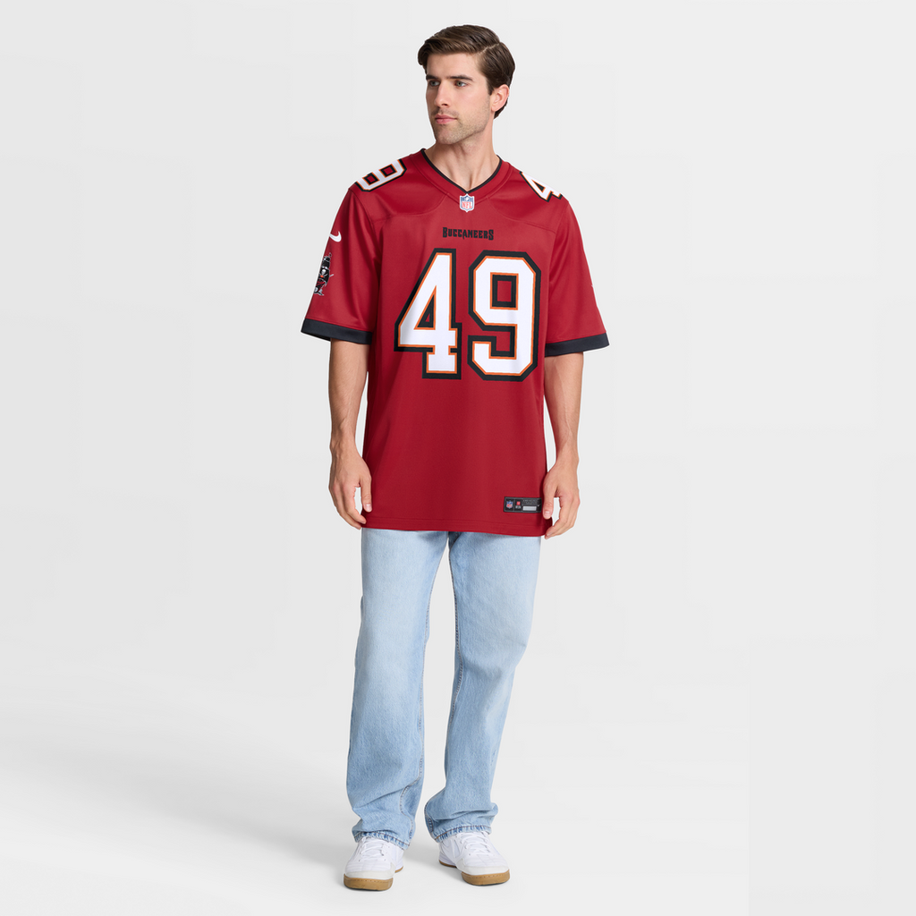 Owen Wright Tampa Bay Buccaneers Game Jersey - Red