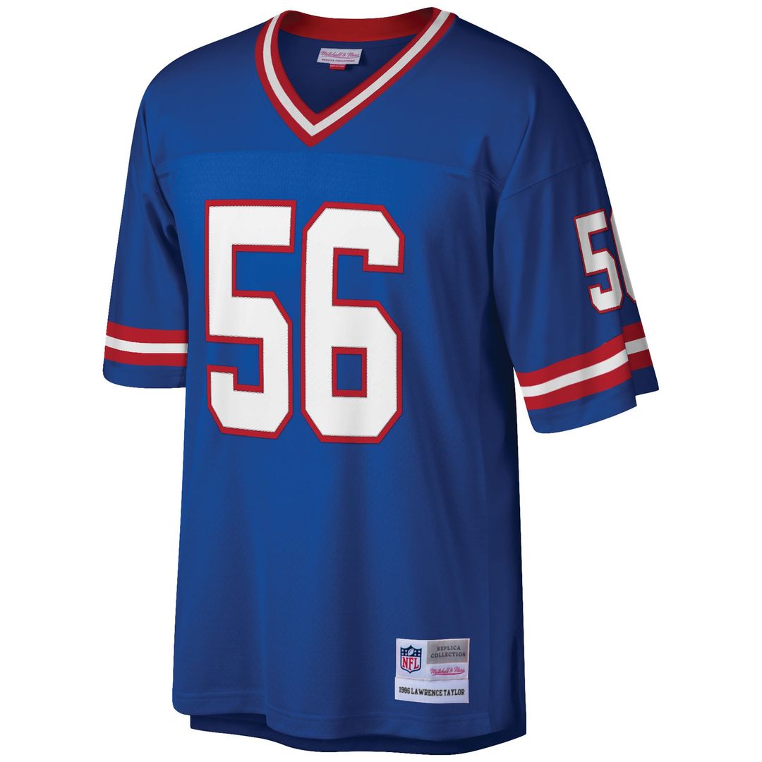 Lawrence Taylor New York Giants Big & Tall 1986 Replica Jersey - Royal Blue