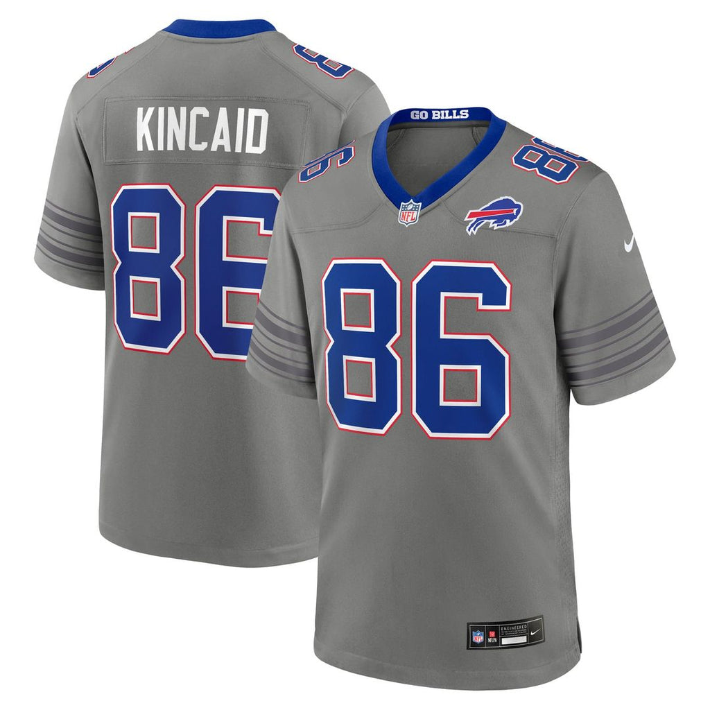 Dalton Kincaid Buffalo Bills Nickel City Game Jersey - Gray