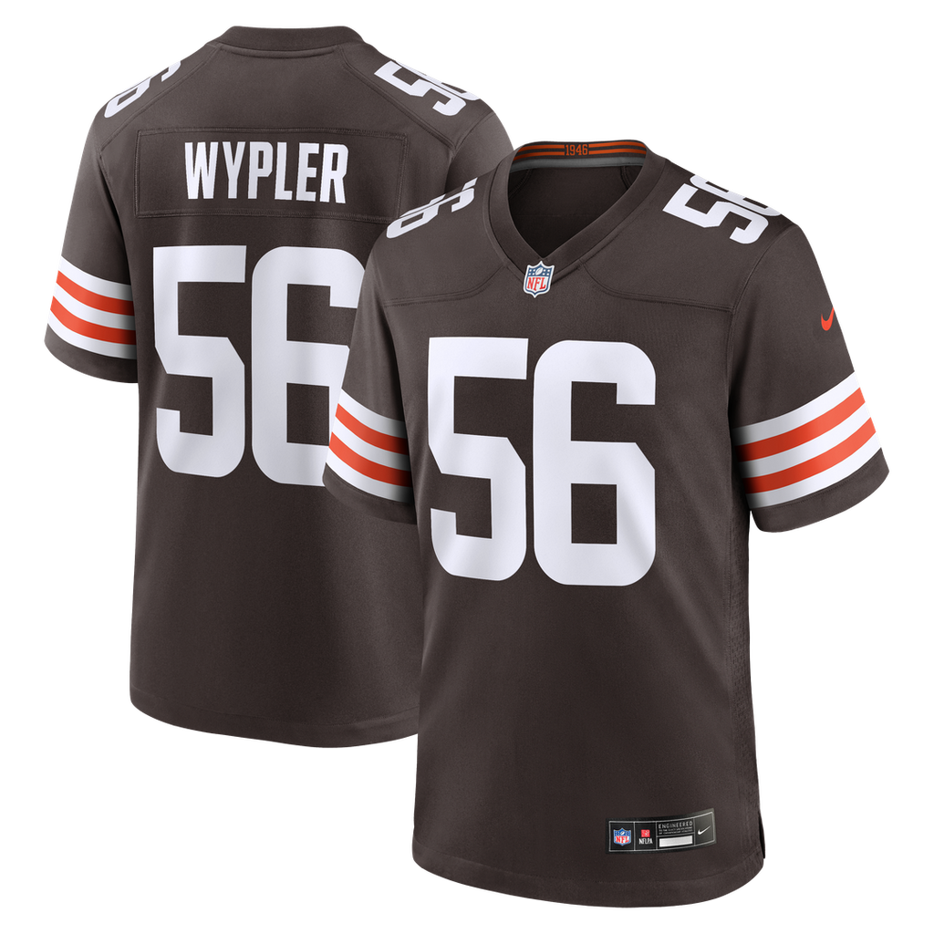 Luke Wypler Cleveland Browns Game Jersey - Brown