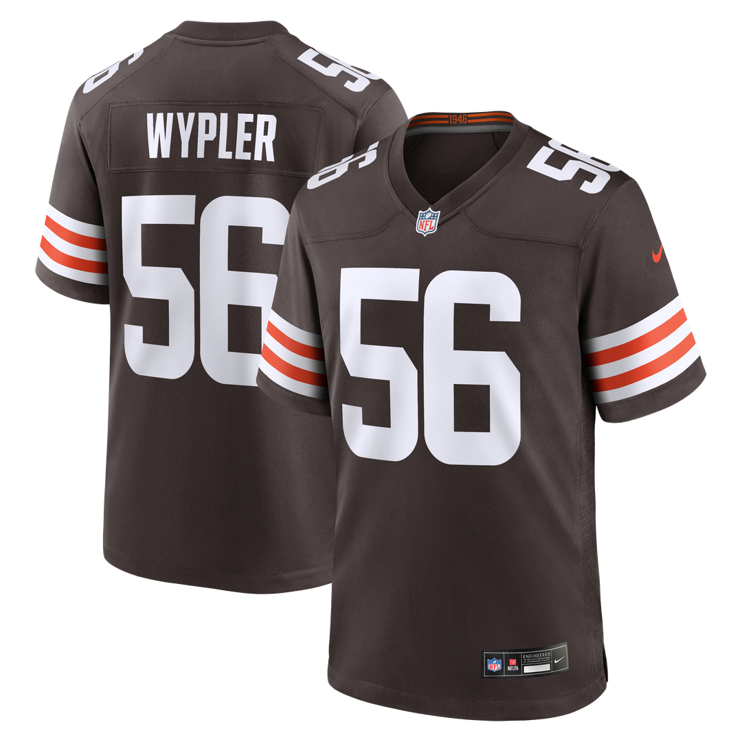 Luke Wypler Cleveland Browns Game Jersey - Brown