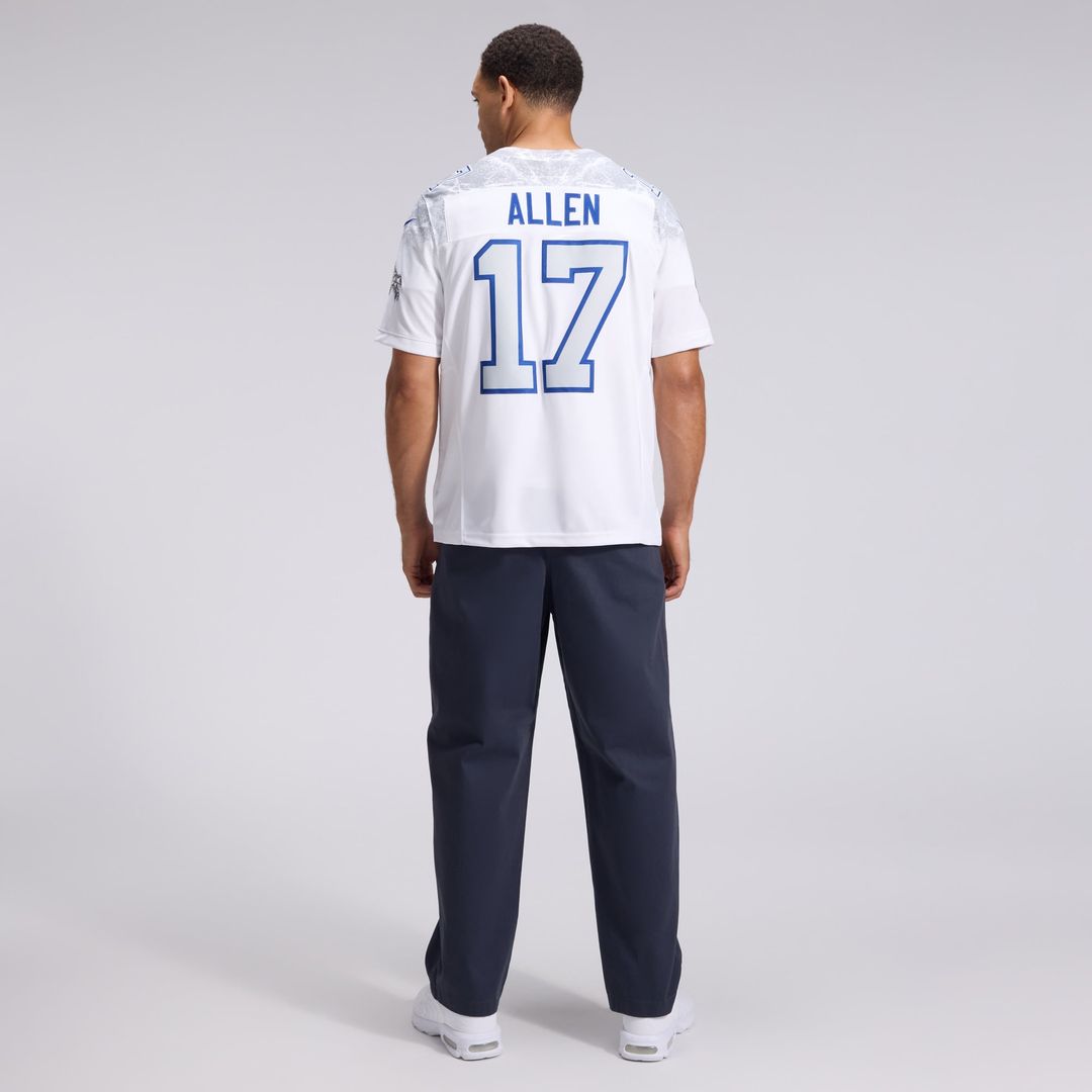 Josh Allen Buffalo Bills Rivalries Collection Stitched Limited Jersey - White