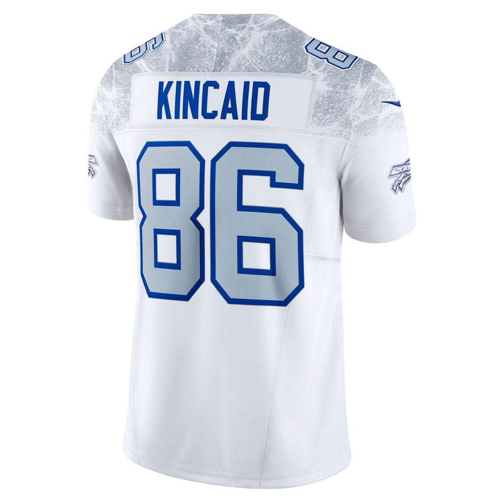Dalton Kincaid Buffalo Bills Rivalries Collection Stitched Limited Jersey - White