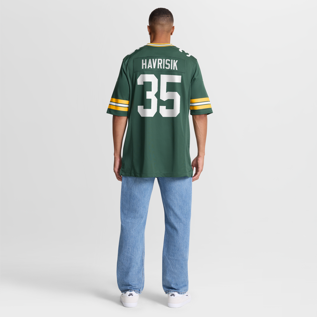 Lucas Havrisik Green Bay Packers Game Jersey - Green