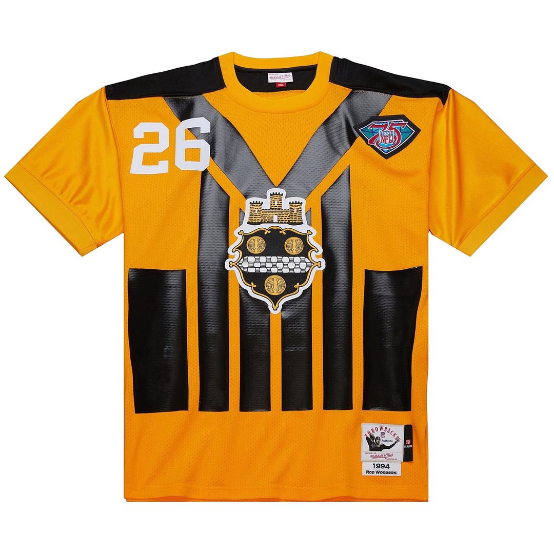 Rod Woodson Pittsburgh Steelers 1994 Authentic Throwback Jersey - Gold
