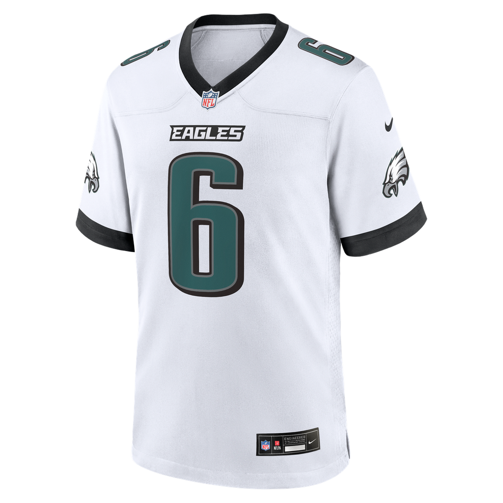 DeVonta Smith Philadelphia Eagles Game Jersey - White
