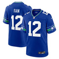 12s Seattle Seahawks Throwback Game Jersey - Royal Blue