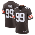Logan Fano Cleveland Browns Game Jersey - Brown