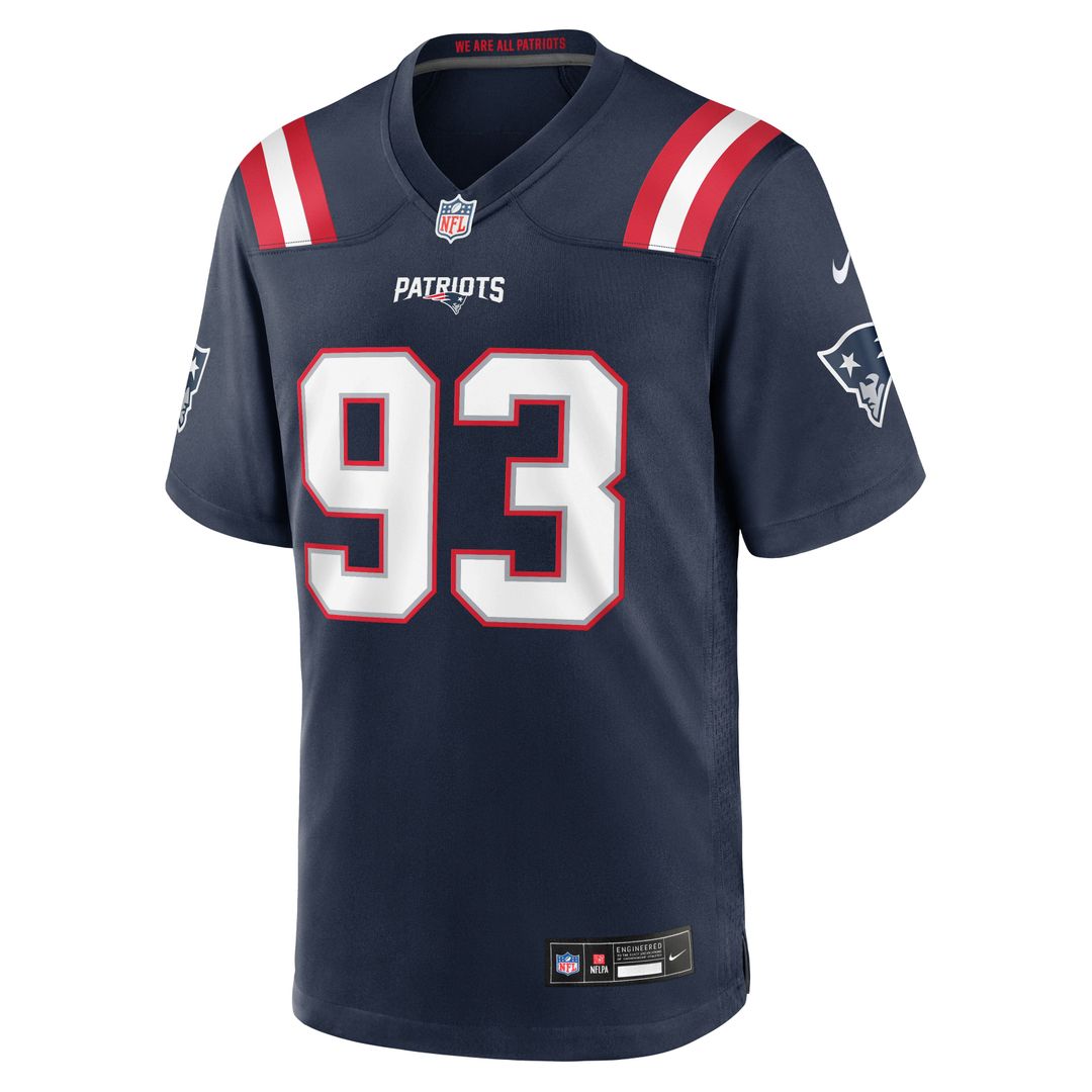 Leonard Taylor New England Patriots Game Jersey - Navy