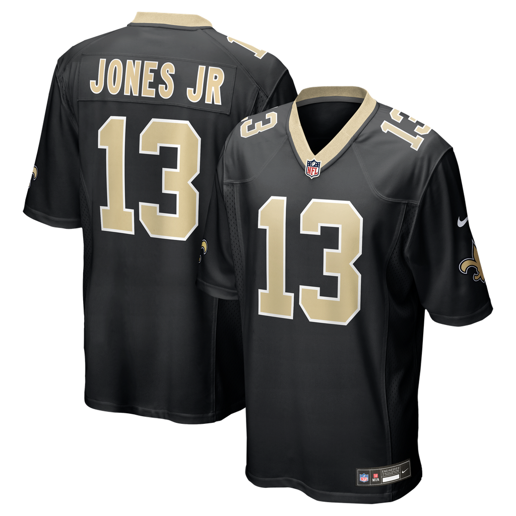 Velus Jones Jr. New Orleans Saints Game Jersey - Black