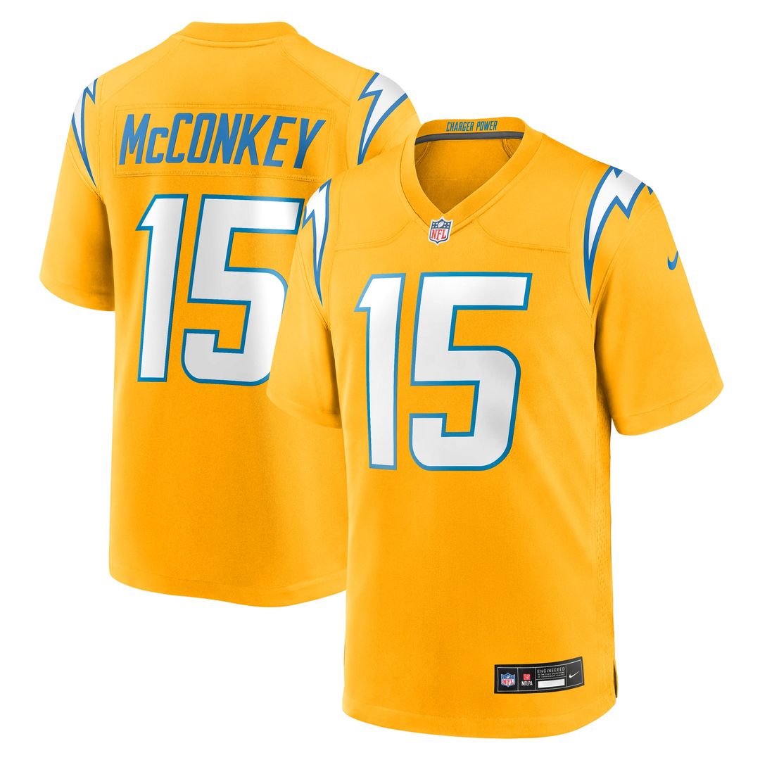 Ladd McConkey Los Angeles Chargers Game Jersey - Powder Blue