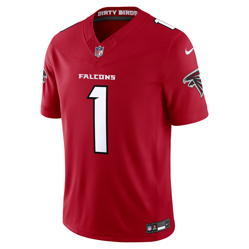 Dirty Birds Atlanta Falcons Vapor F.U.S.E. Stitched Limited Jersey - Red