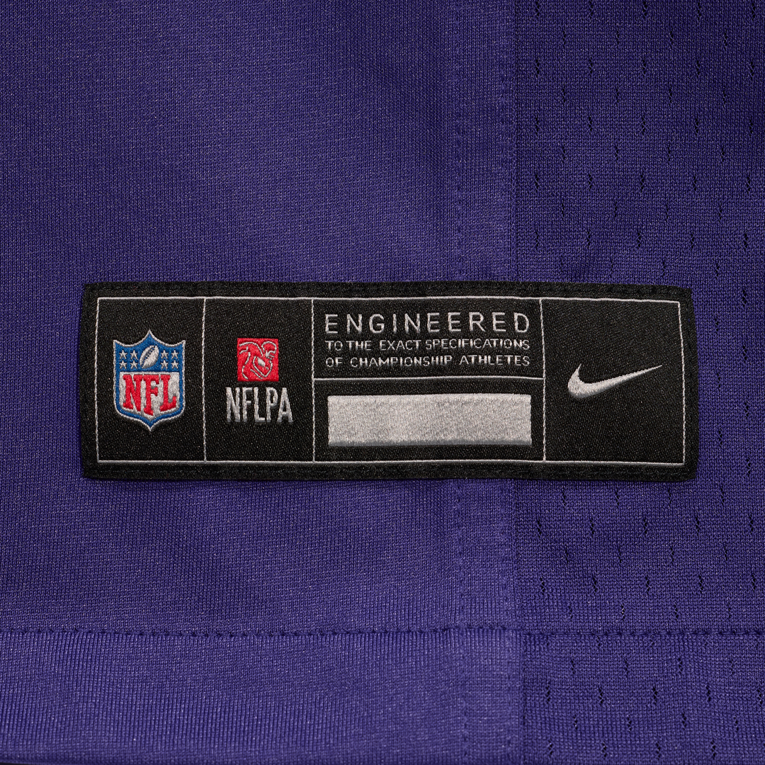 Carson Vinson Baltimore Ravens Game Jersey - Purple