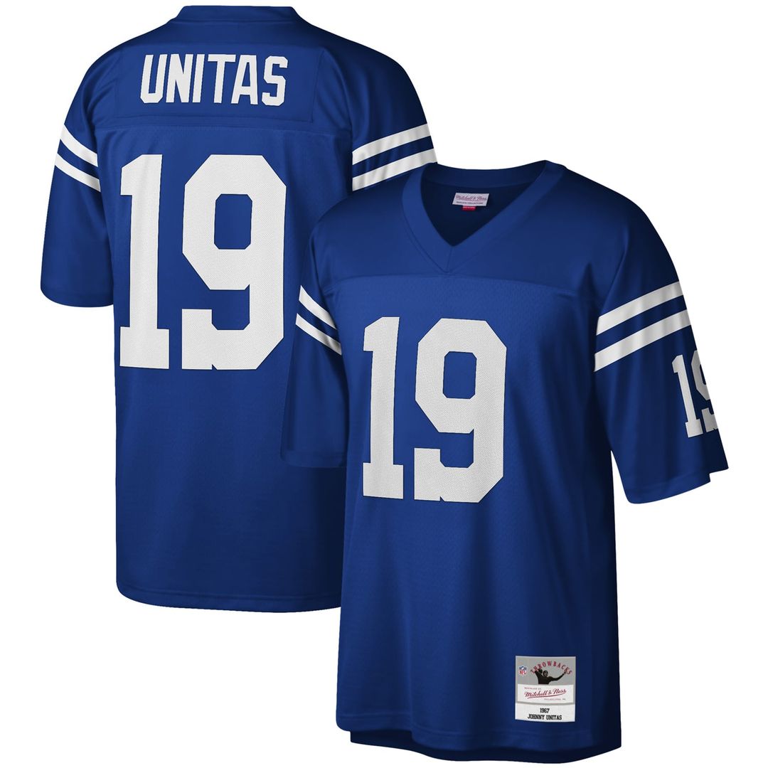 Johnny Unitas Baltimore Colts Legacy Replica Jersey - Royal Blue