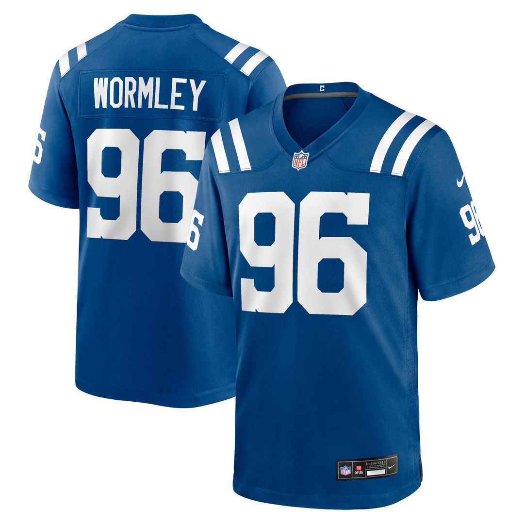 Chris Wormley Indianapolis Colts Game Jersey - Royal Blue