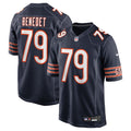 Theo Benedet Chicago Bears Game Jersey - Navy