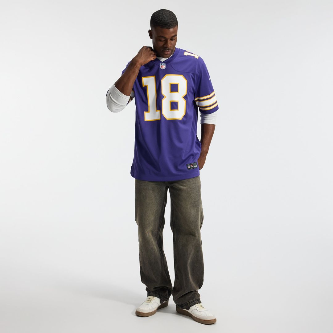 Justin Jefferson Minnesota Vikings Classic Game Jersey - Purple