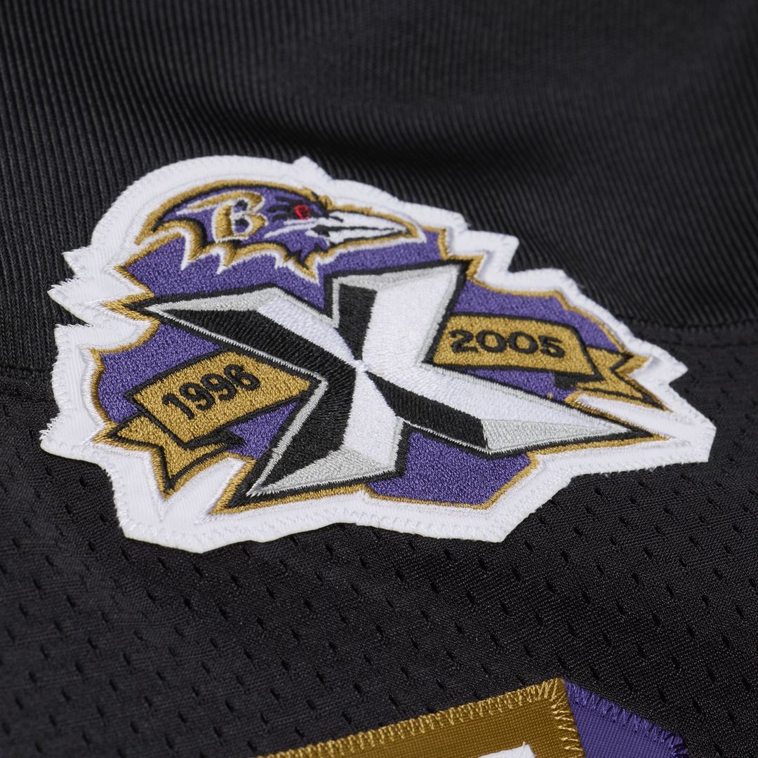 Deion Sanders Baltimore Ravens 2005 Authentic Throwback Jersey - Black