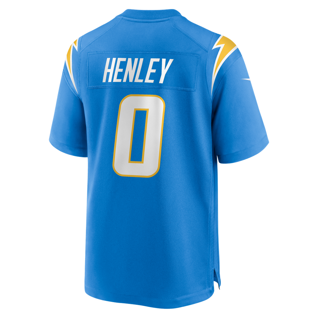 Daiyan Henley Los Angeles Chargers Game Jersey - Powder Blue